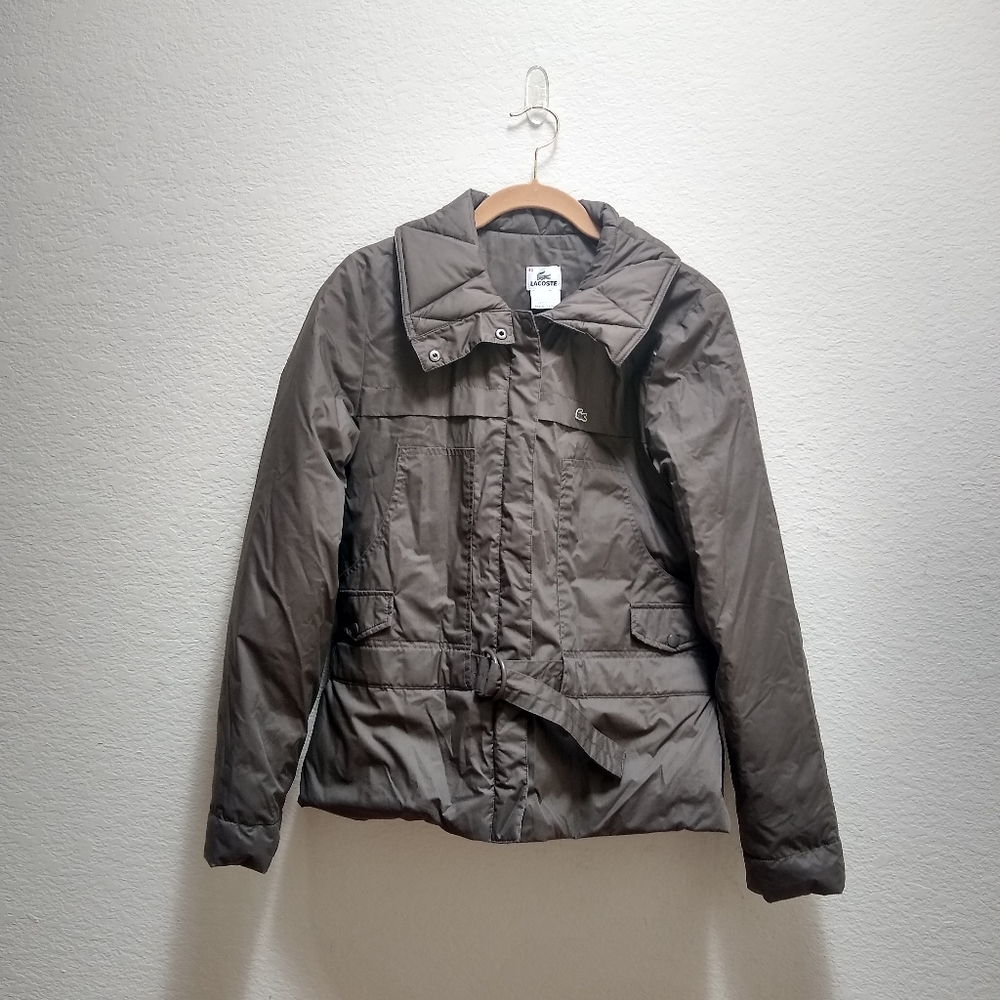 Lacoste Puffer Belted Jacket